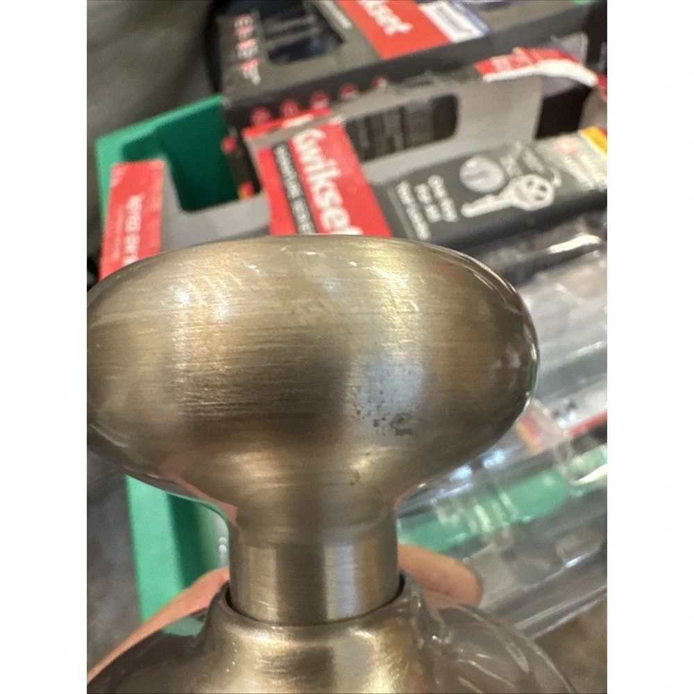Kwikset 740J15SMTCP Juno Satin Nickel 97402-736 Entry Knob‎